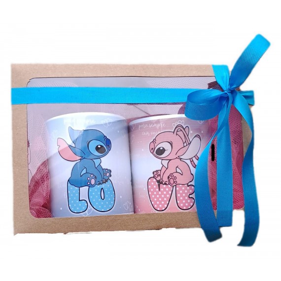 Caneca Casal Stitch