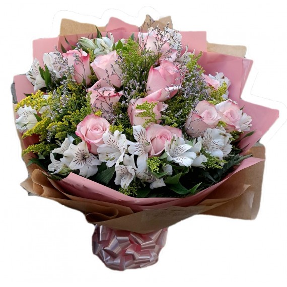 Bouquet Tradicional - 12 Rosas