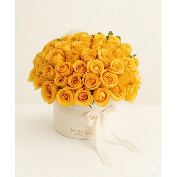 ONLY ROSES 50 ROSAS AMARELAS