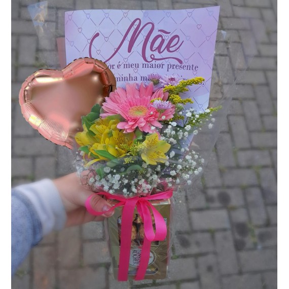 Mini Bouquet + Ferrero Rocher 