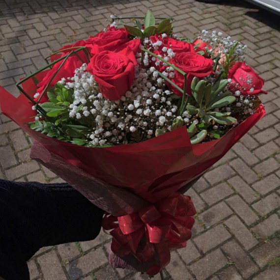 Bouquet Tradicional - 12 Rosas <3