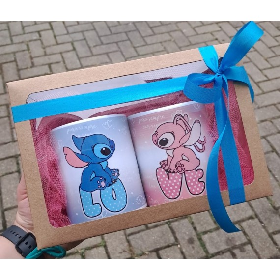 Caneca Casal Stitch