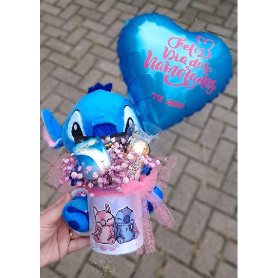 Caneca Stitch  + Pelucia 