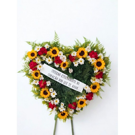 CORAÇÃO PARA SEMPRE  0,90 X 0,80